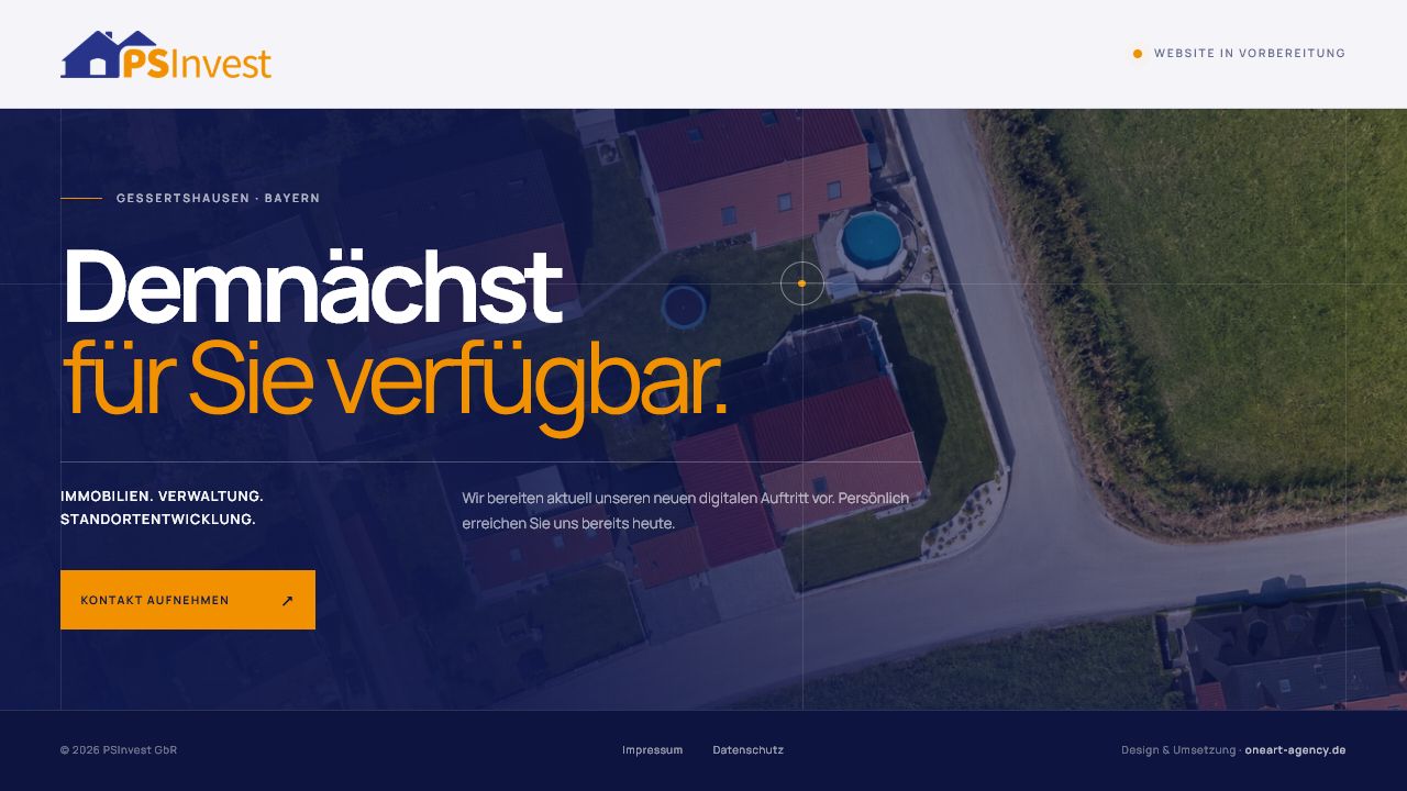 Live-Vorschau der Website PSInvest GbR